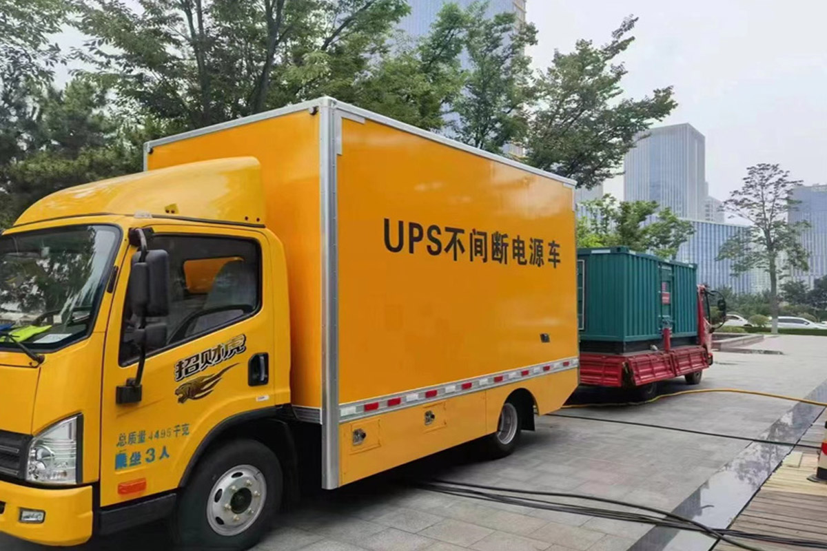 平昌发电机租赁施工现场